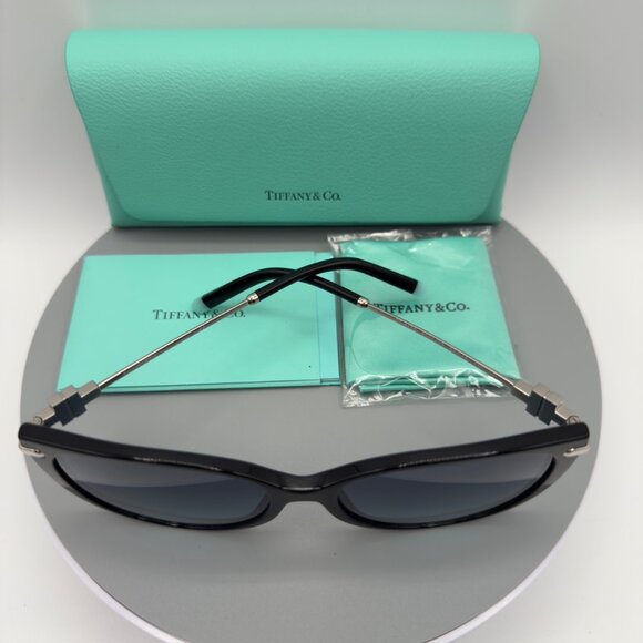 TIFFANY TF4178 80019S Black Azure Gradient Blue 57 mm Women's Sunglasses - Picture 2 of 12